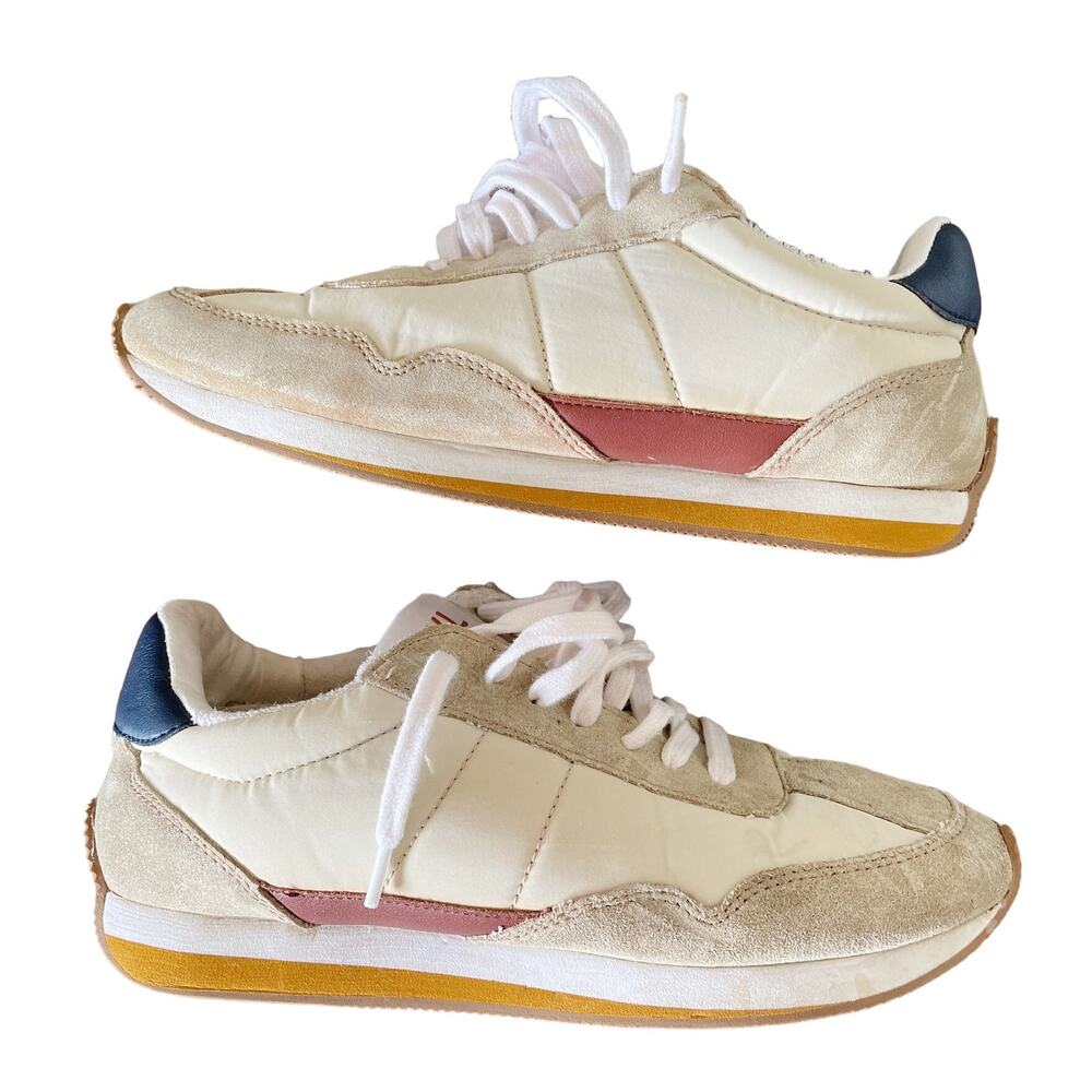 Madewell MWL Retro Suede Sneakers Women's 8 Vintage Runner Casual Shoes